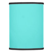 Plain color sea glass turquoise lamp shade (Front)