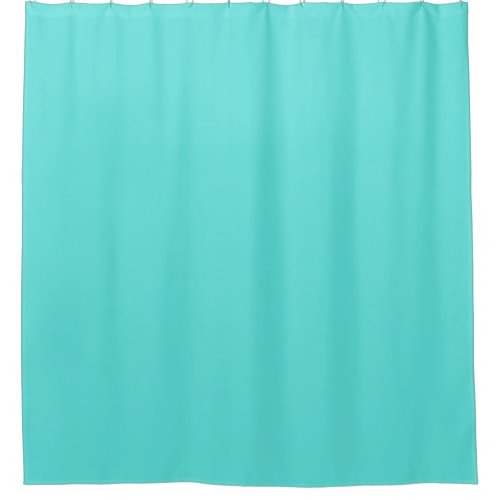 Plain Color sea glass turquoise Shower Curtain