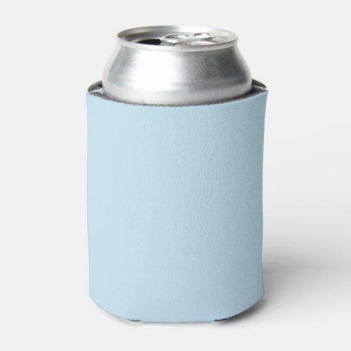 Plain color solid cloudy light blue can cooler