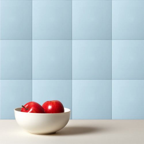 Plain color solid cloudy light blue ceramic tile