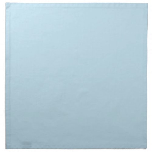 Plain color solid cloudy light blue cloth napkin