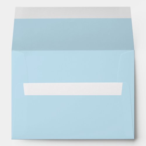 Plain color solid cloudy light blue envelope