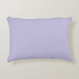 Plain color solid heather pastel purple accent pillow