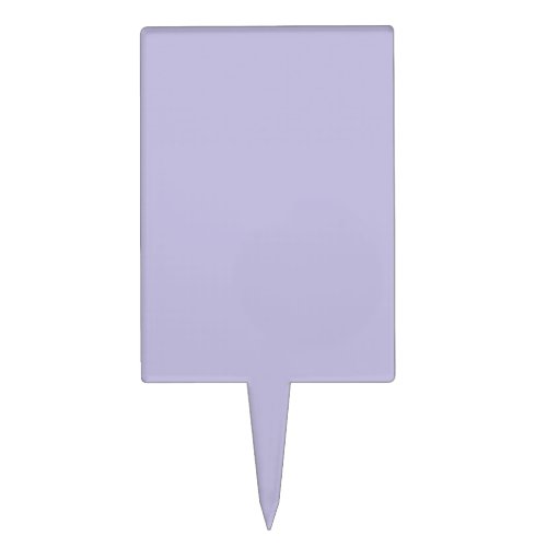 Plain color solid heather pastel purple cake topper