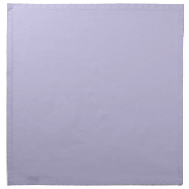 Plain color solid heather pastel purple cloth napkin (Front)