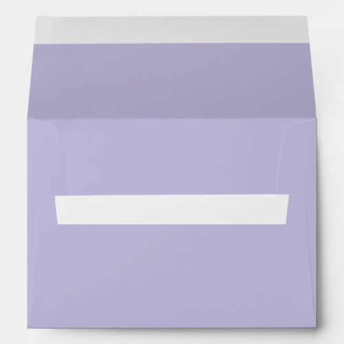 Plain color solid heather pastel purple envelope