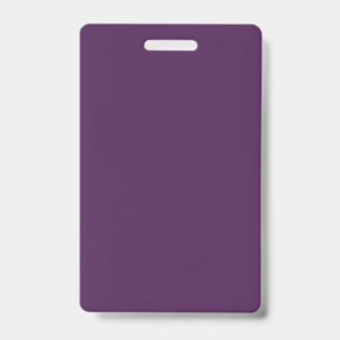 Plain color solid midnight dark purple badge