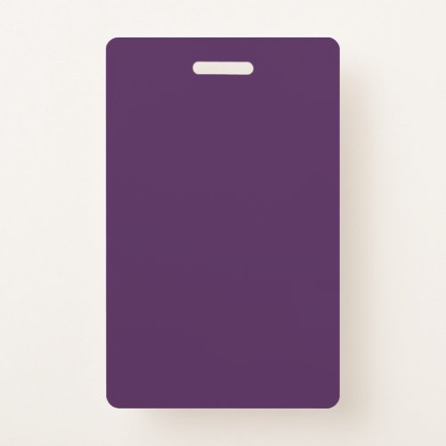Plain color solid midnight dark purple badge