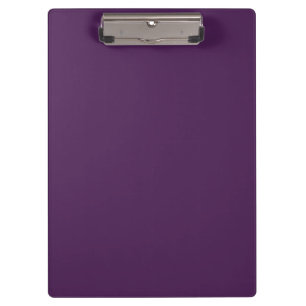 Plain color solid midnight dark purple clipboard