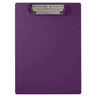 Plain color solid midnight dark purple clipboard