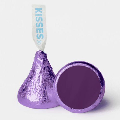 Plain color solid midnight dark purple hersheys kisses