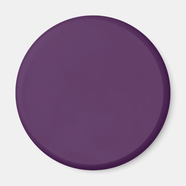 Plain color solid midnight dark purple magnet (Front)