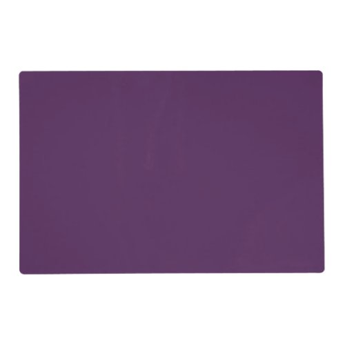 Plain color solid midnight dark purple placemat
