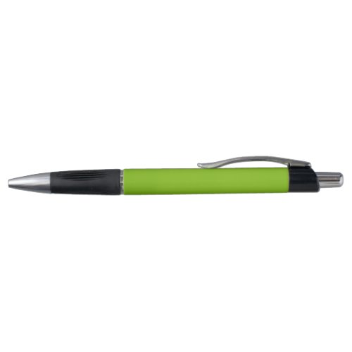 Plain color solid parrot bright lime green pen