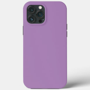 Plain color solid pastel purple African violet iPhone 13 Pro Max Case