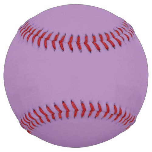 Plain color solid pastel purple African violet Softball