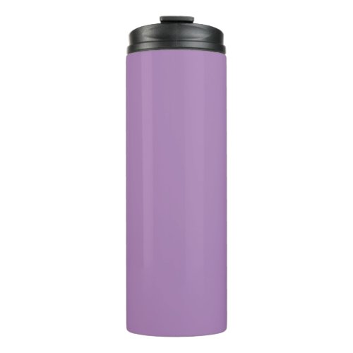 Plain color solid pastel purple African violet Thermal Tumbler