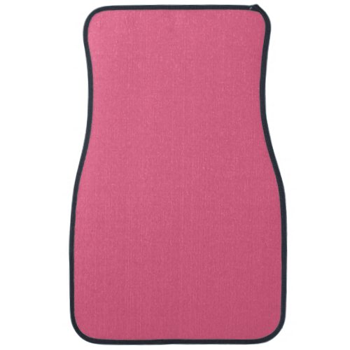 Plain color solid rosy watermelon pink car floor mat