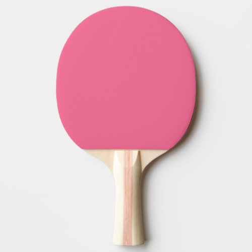 Plain color solid rosy watermelon pink ping pong paddle