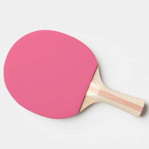 Plain color solid rosy watermelon pink ping pong paddle