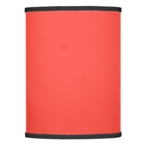 Plain color sunset orange coral red lamp shade