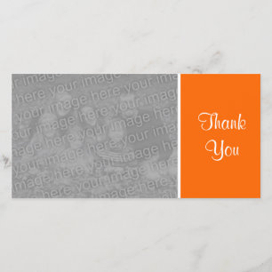 Plain Color - Thank You - Orange
