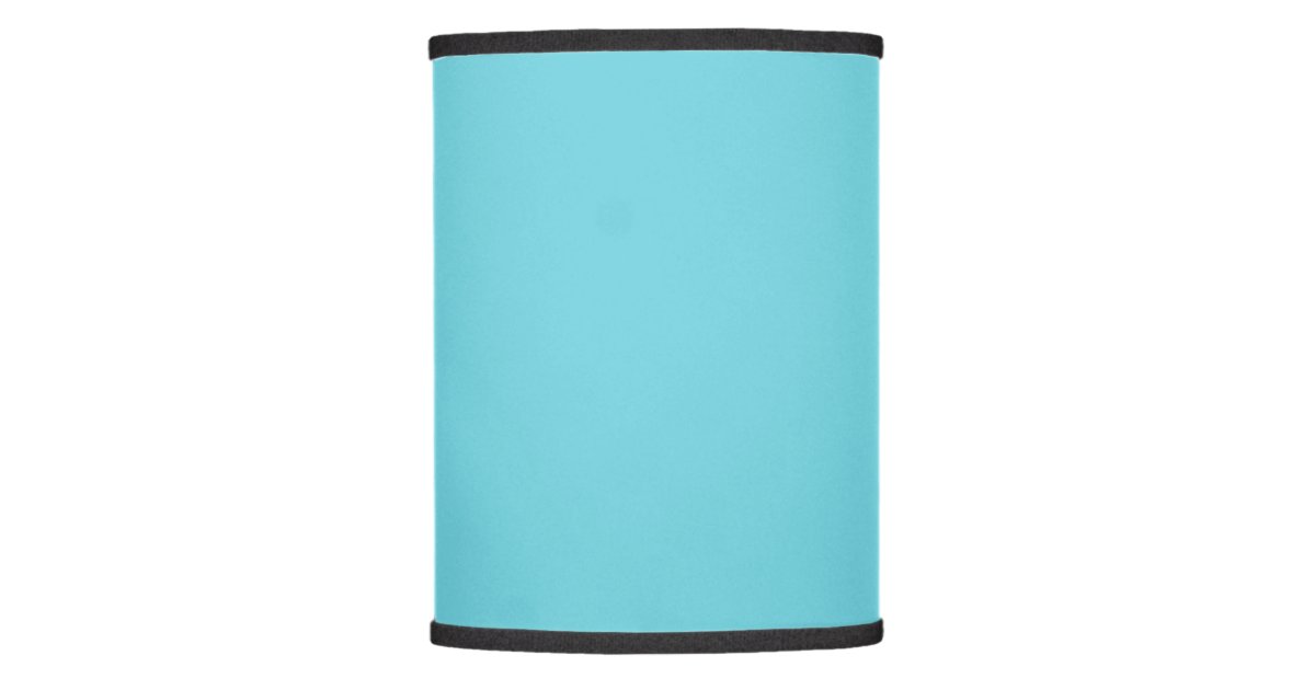 Plain color waterfall aqua blue lamp shade Zazzle