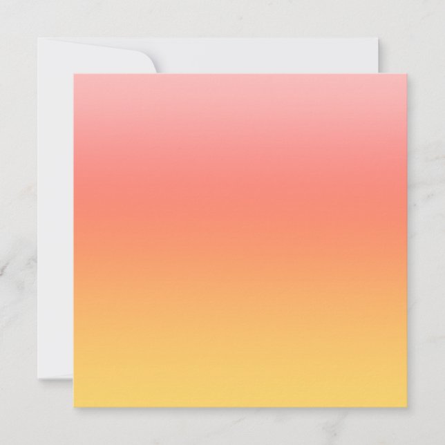 Plain colors - Yellow to Misty Pink ombre (Front)