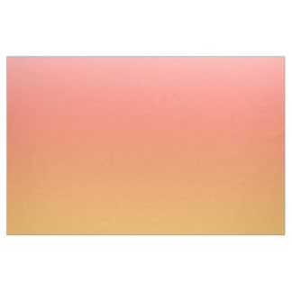 Plain colors - Yellow to Misty Pink ombre Fabric