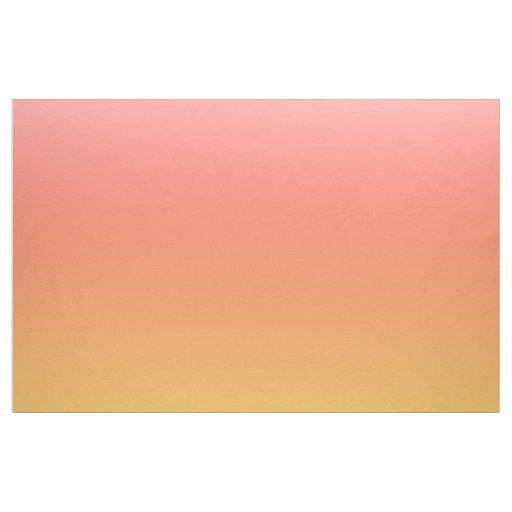 Plain colors - Yellow to Misty Pink ombre Fabric