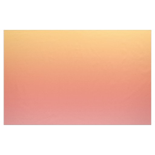 Plain colors - Yellow to Misty Pink ombre Fabric