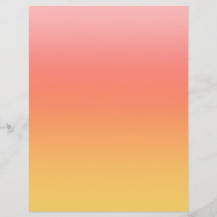 Plain colors - Yellow to Misty Pink ombre Flyer