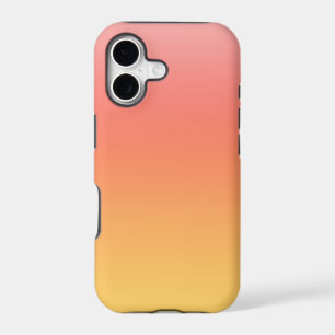 Plain colors - Yellow to Misty Pink ombre iPhone 17 Case