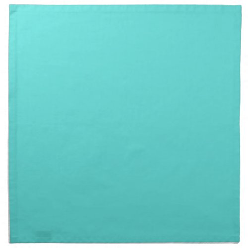 Plain colour sea ice turquoise cloth napkin