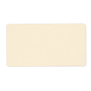 Plain cream or ivory background blank custom label