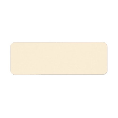 Plain cream or ivory background blank custom label