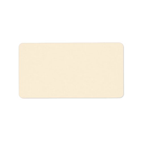 Plain cream or ivory background blank custom label