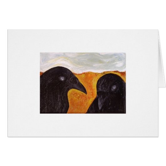 Plain Crows Cards (Front Horizontal)
