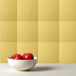 Plain custard pastel yellow ceramic tile<br><div class="desc">Plain custard pastel yellow design.</div>