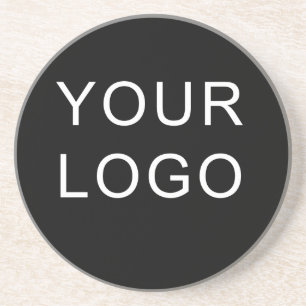 Plain Customizable Business Corporate Logo Coaster