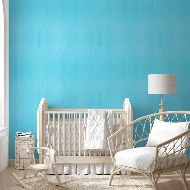 Plain cyan color with subtle uneven texture wallpaper  (Kids)