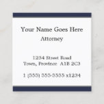 [ Thumbnail: Plain, Dapper Professional Lawyer Business Card ]