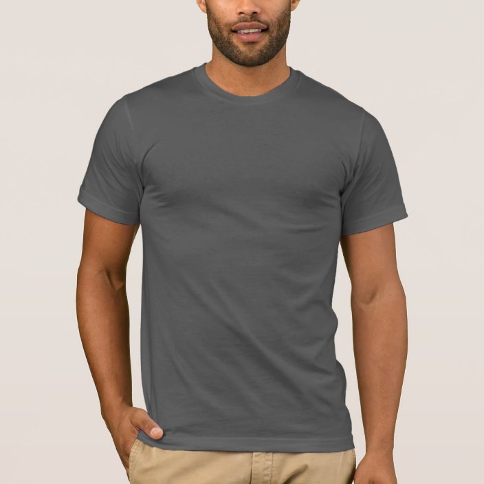 grey crew neck shirt