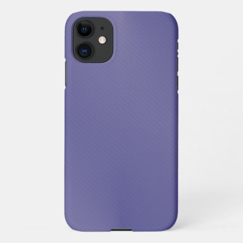 Plain design in purple tone iPhone 11 case