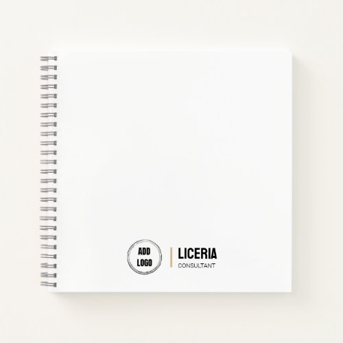 Plain Design White Color Notebook