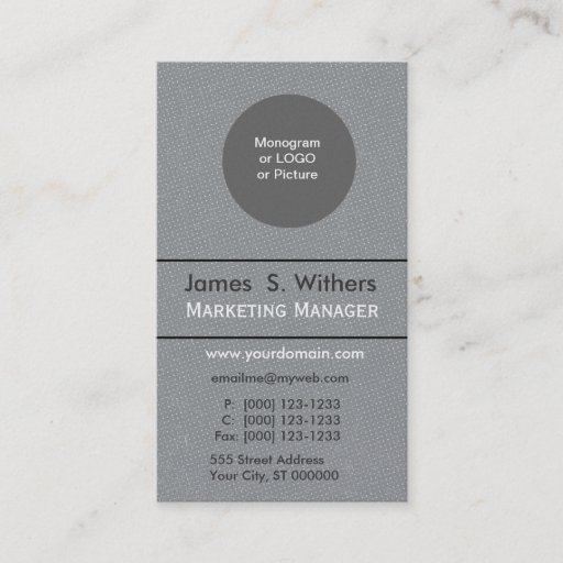 Customizable Plain Distressed Polka Dot Custom Design Business Cards