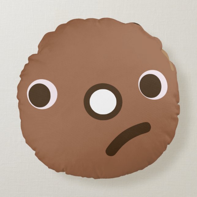 Plain Donut Round Pillow (Front)