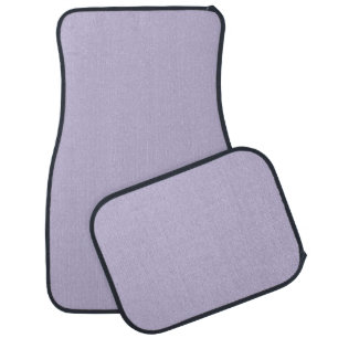 Plain dusty lavender solid color car floor mat