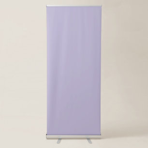 Plain dusty lavender solid color retractable banner