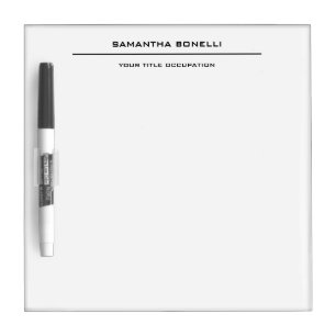 Plain Elegant Attractive Minimalist Dry Erase Board